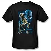 Lord of the Rings Smeagol Black T-Shirt